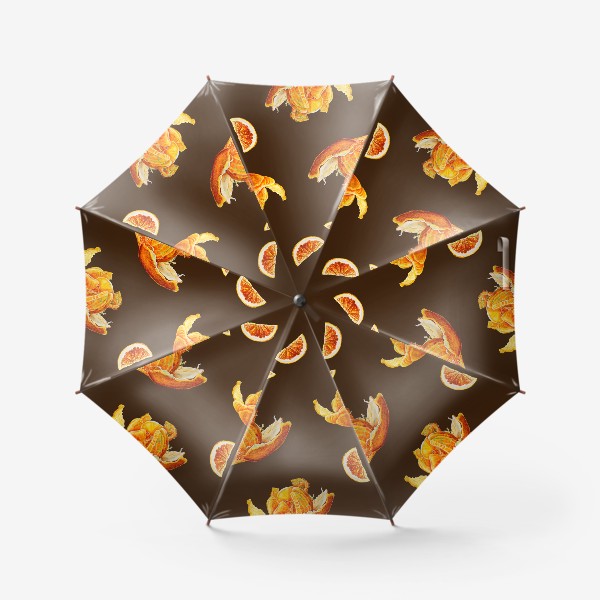 Зонт «Мандарины и шоколад»