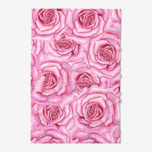 Полотенце «Ковер из розовых роз»