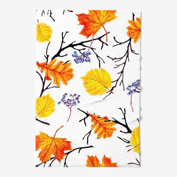 Полотенце «Осенние листья и дикий виноград»