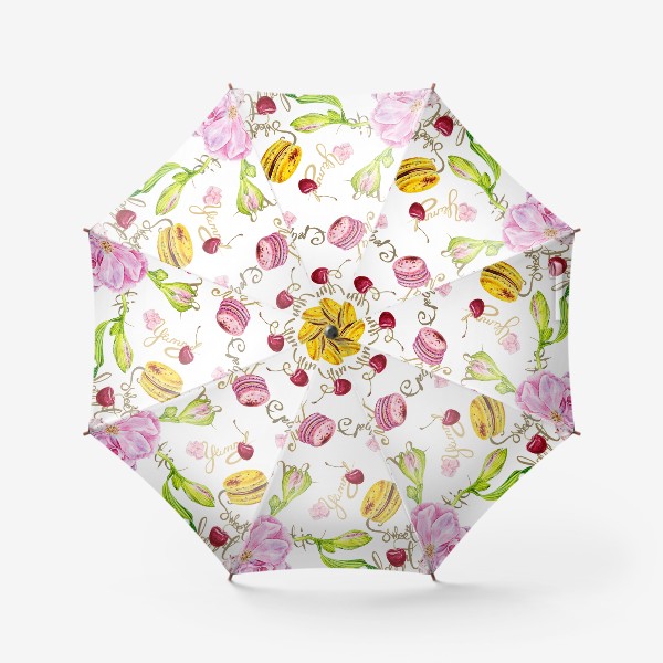 Зонт «Цветы и сладости»