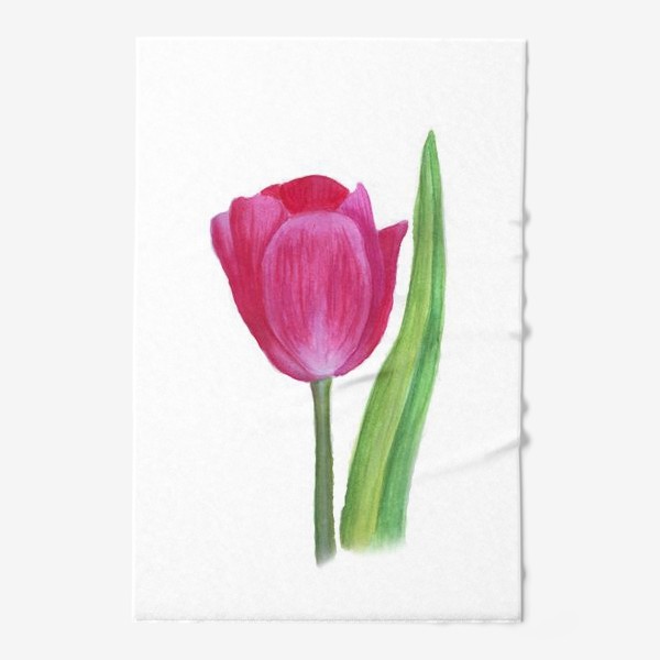 Полотенце «розовый тюльпан»