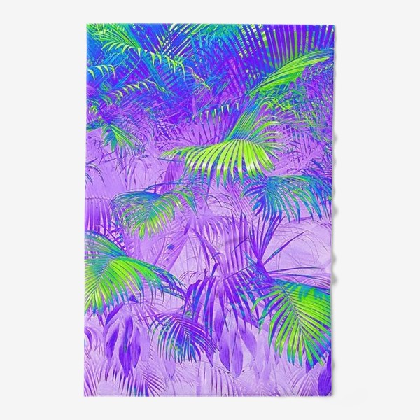 Полотенце «Фиолетовые тропики »