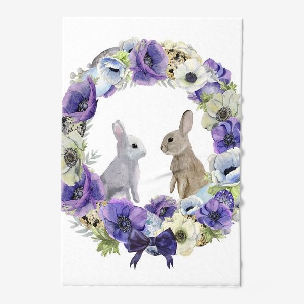 Полотенце «Милые кролики »