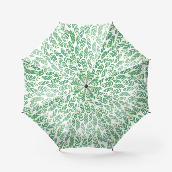 Зонт &laquo;Тропические листья.&raquo;