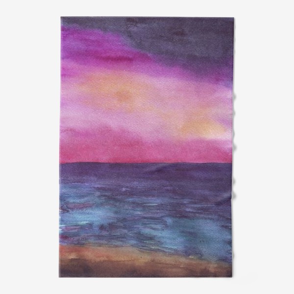 Полотенце «рассвет на море»