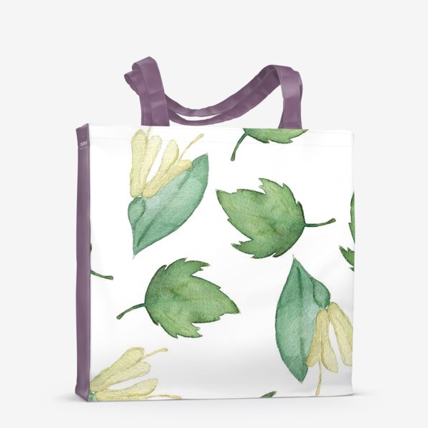 Сумка-шоппер «Весенние цветы и листья »