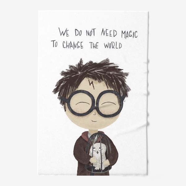 Полотенце «Гарри Поттер с буклей»