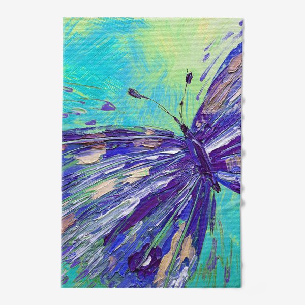 Полотенце «Фиолетовая бабочка»