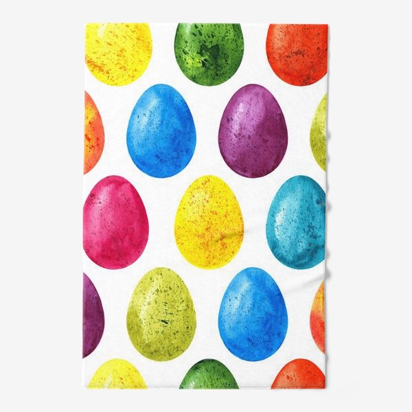 Полотенце «Акварельные пасхальные яйца»