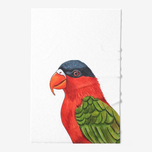 Полотенце «Яркий попугай»