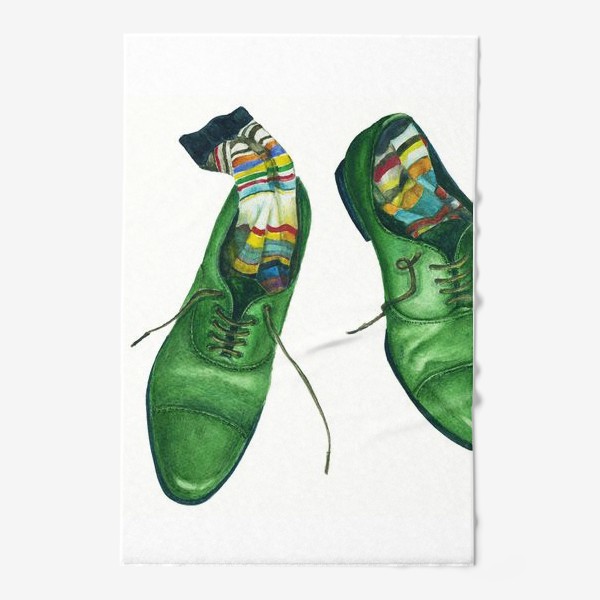 Полотенце «Зеленые ботинки»