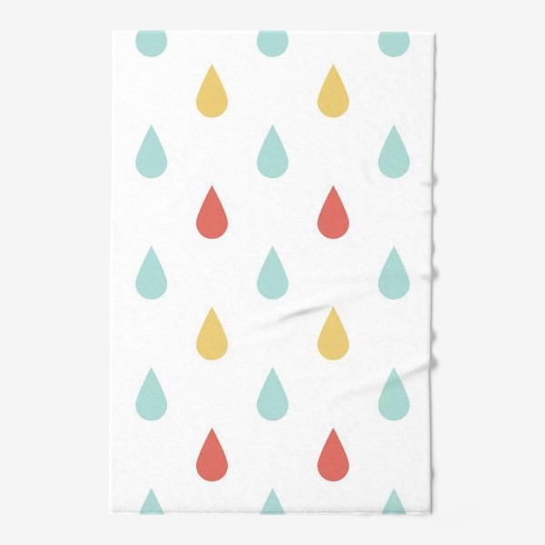Полотенце «Цветной дождь. Паттерн»