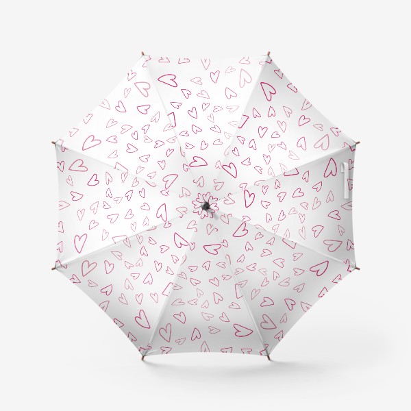 Зонт «White love pattern»