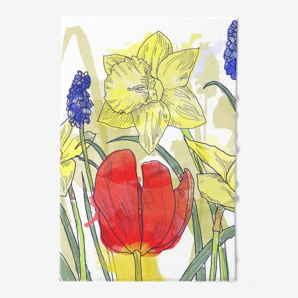 Полотенце «Весенние цветы»