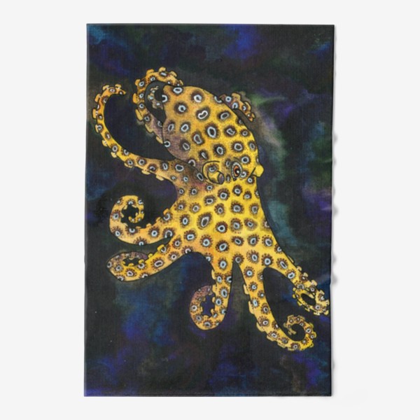 Полотенце «Голубокольчатый осьминог»