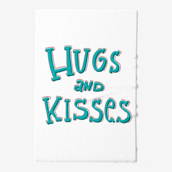 Полотенце «Hugs and kisses»