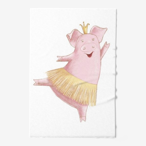 Полотенце «Свинка балеринка»