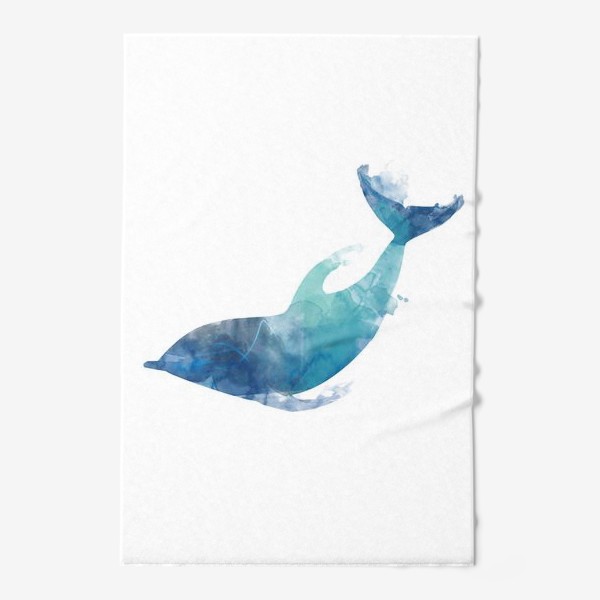 Полотенце «Акварельный дельфин»