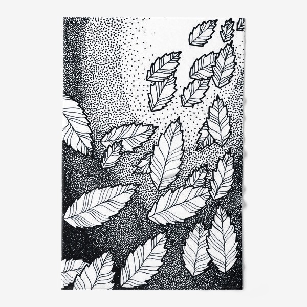 Полотенце «Листья на ветру»