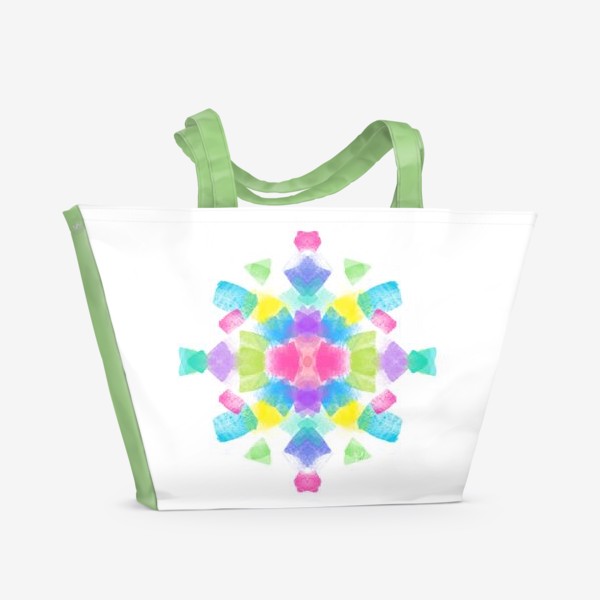 Пляжная сумка «Разноцветный узор»