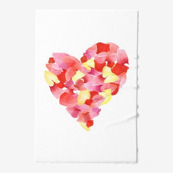 Полотенце «Цветочное сердце»