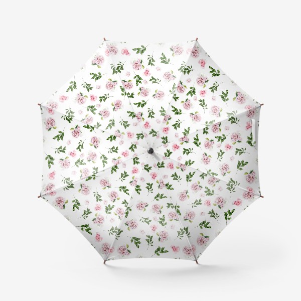 Зонт «Орнамент с розой Остин»
