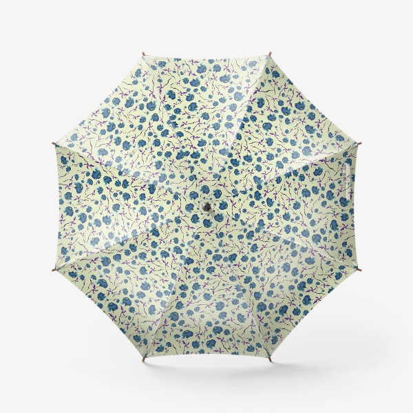 Зонт «"Голубые цветы"»