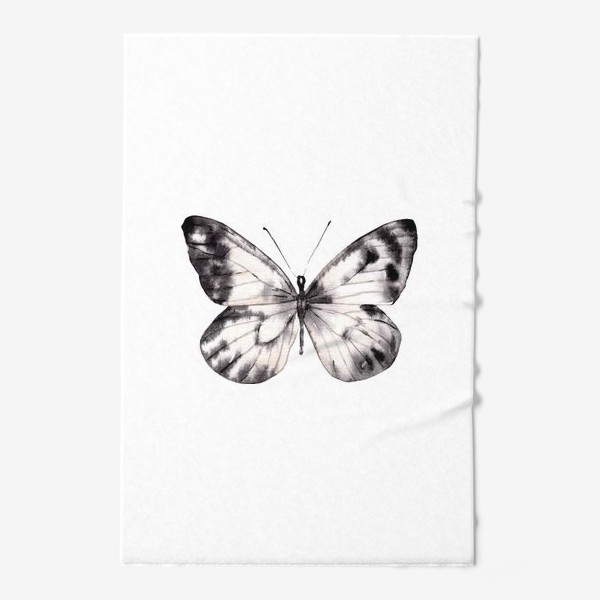 Полотенце «Монохромная бабочка»