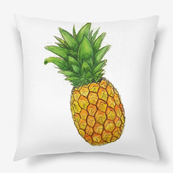 Подушка «Король тропических плодов - ананас.»