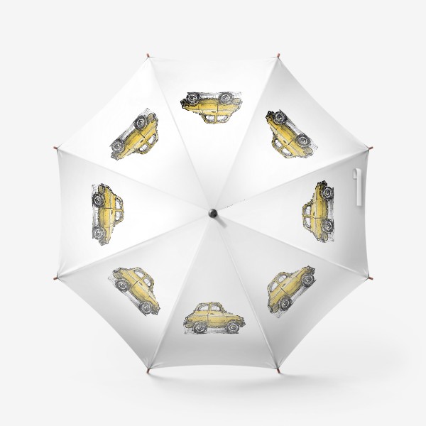 Зонт «желтая машина»