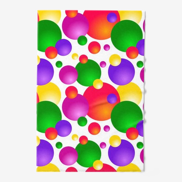 Полотенце «Разноцветные шарики»