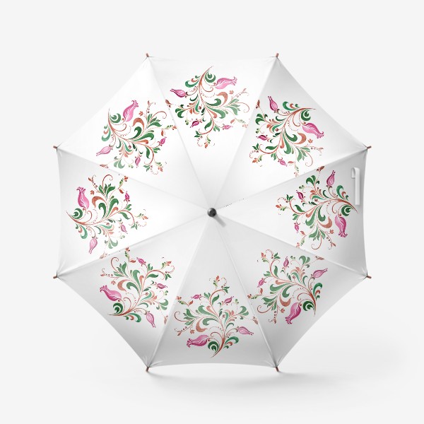 Зонт «розовые бутоны»