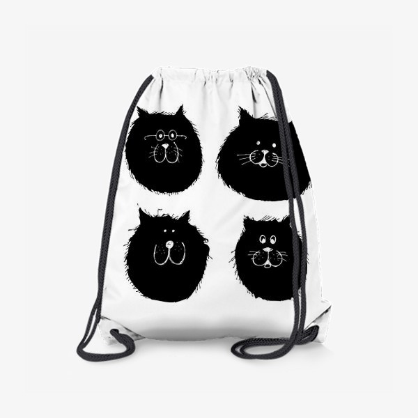 Рюкзак «Черные коты»