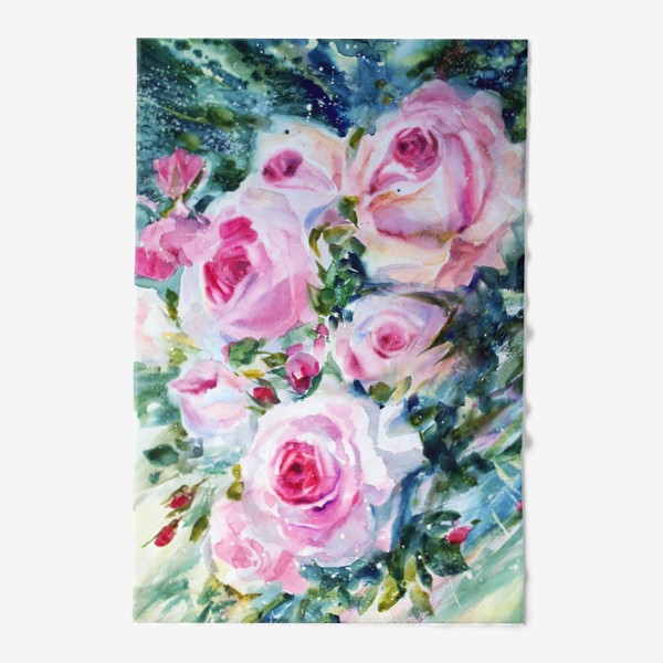 Полотенце &laquo;Розовые розы&raquo;