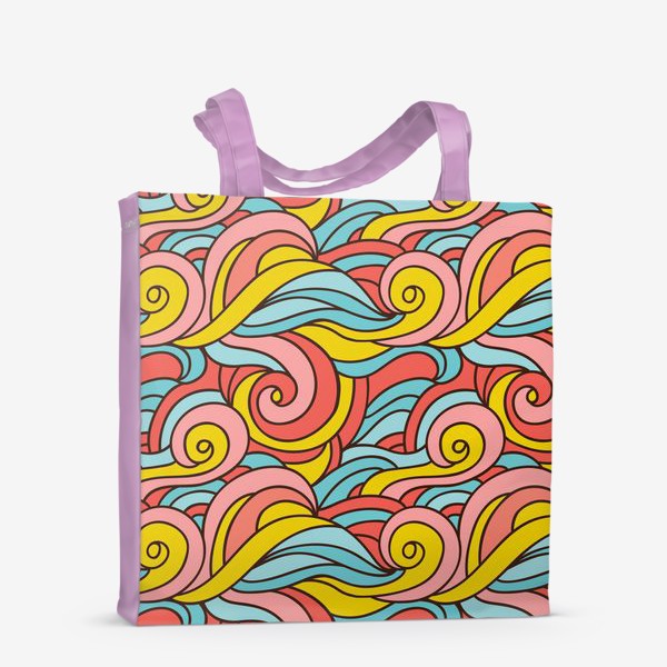 Сумка-шоппер «Цветные волны»