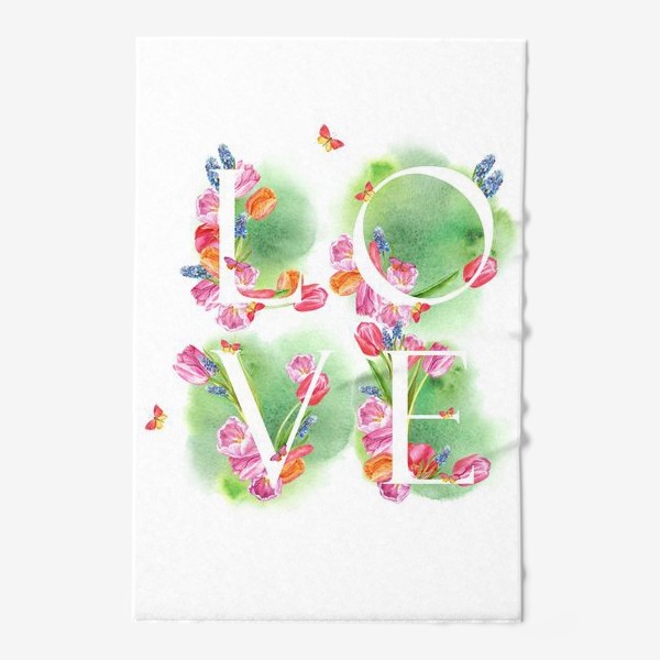 Полотенце «LOVE открытка»