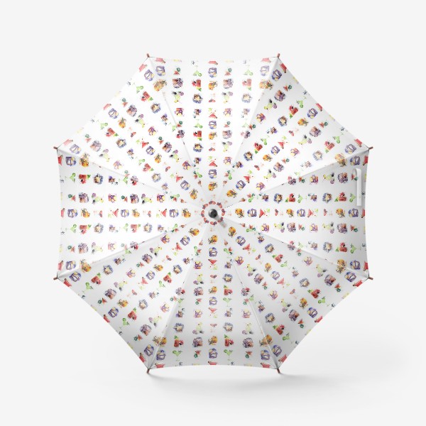 Зонт «Коктейли»