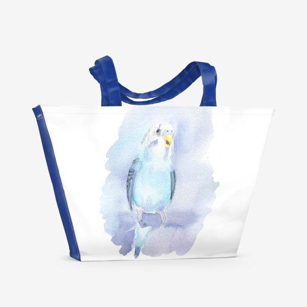 Пляжная сумка «Волнистый попугай»