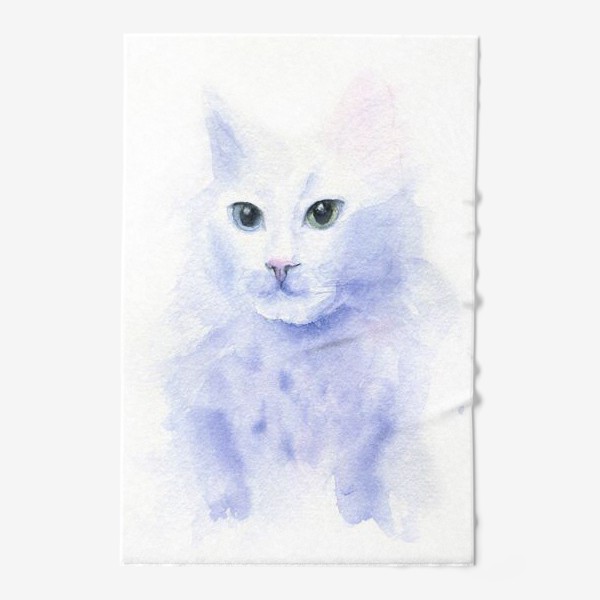 Полотенце «Сиреневый кот»