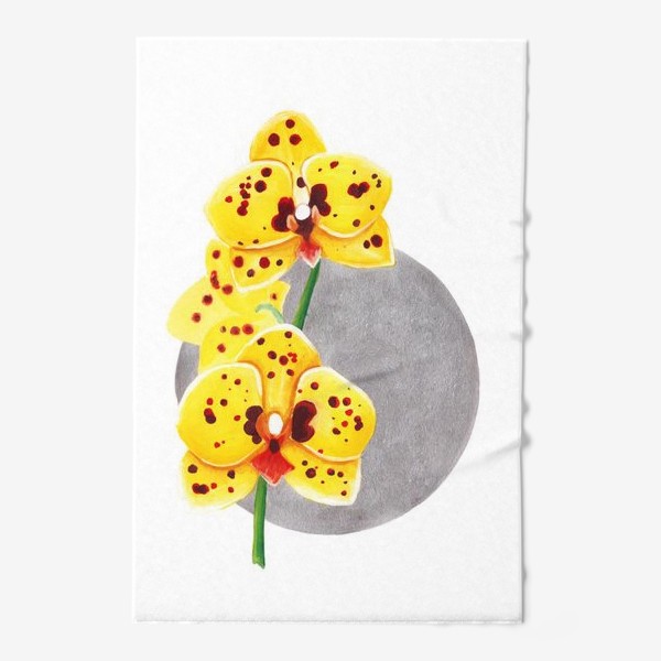 Полотенце «Желтая орхидея»