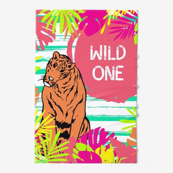 Полотенце «Тигр в джунглях»