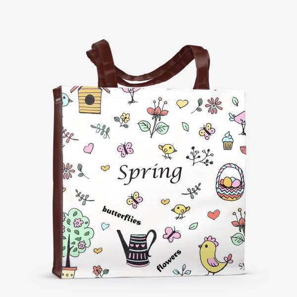 Сумка-шоппер «Весна коллаж»