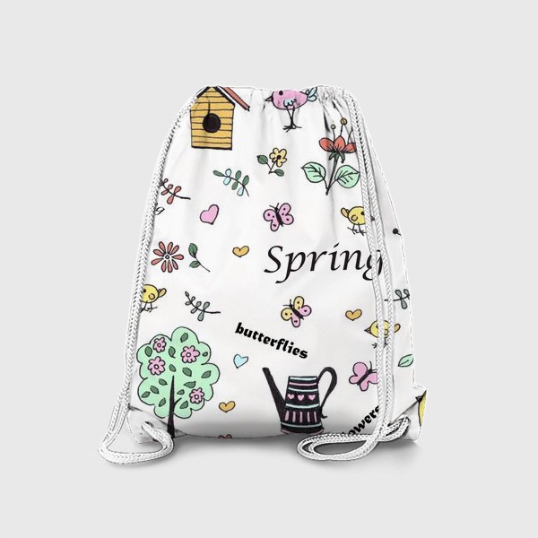 Рюкзак «Весна коллаж»