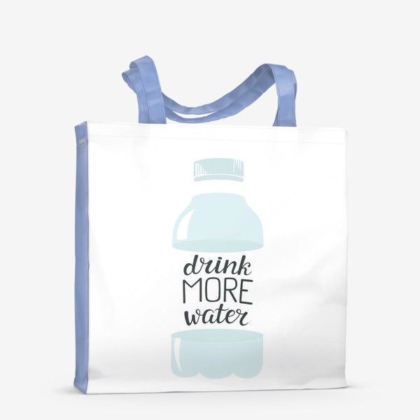 Сумка-шоппер «Drink more water / Пей больше воды»