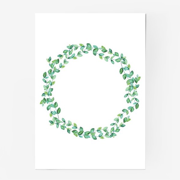 Постер «Венок из листьев»