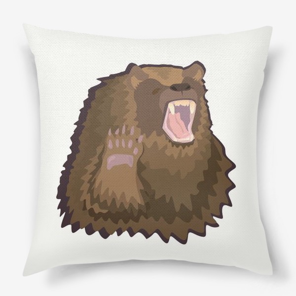 Подушка «Бурый медведь»