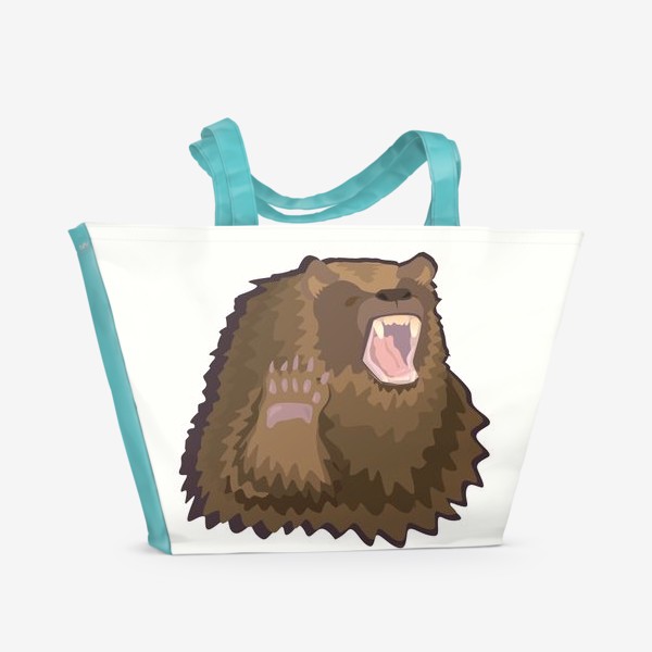 Пляжная сумка «Бурый медведь»