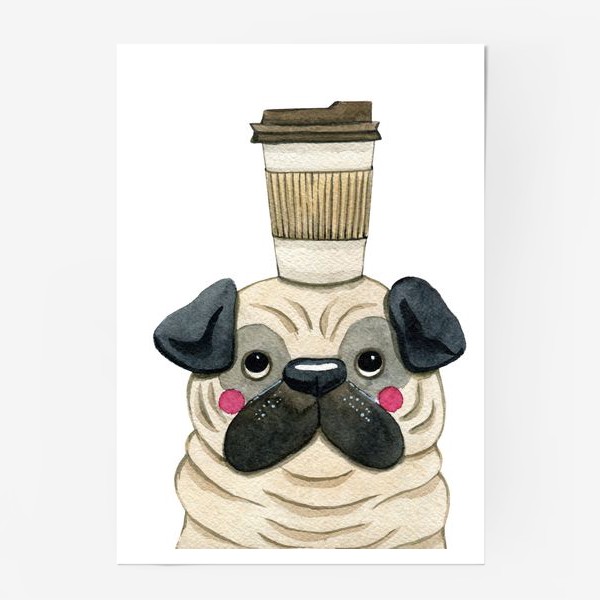 Постер «Dog & Coffee»
