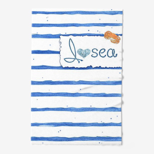 Полотенце «I love sea»