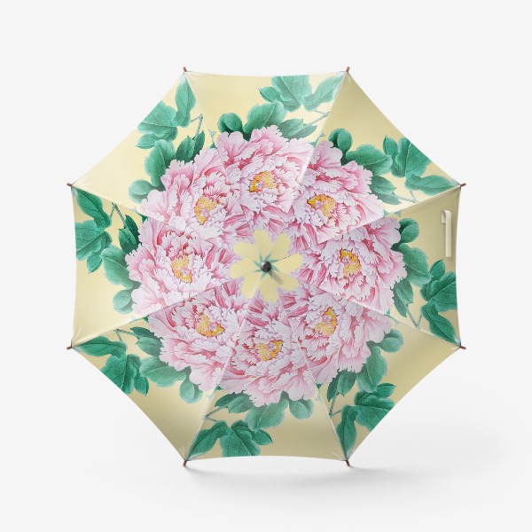 Зонт «Пионы в японском стиле»